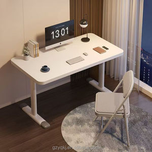 Mesa de estudio blanca de altura ajustable, escritorio de computadora para niños de estilo rojo con función de elevación para uso doméstico - Product Image 2