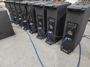 KA208 Altoparlante <span class=keywords><strong>Line</strong></span> <span class=keywords><strong>Array</strong></span> Attivo/Passivo con Doppi Driver al Neodimio da 8 Pollici, Sistema <span class=keywords><strong>Audio</strong></span> Professionale per Palcoscenico e Suono dal Vivo - Product Image 2