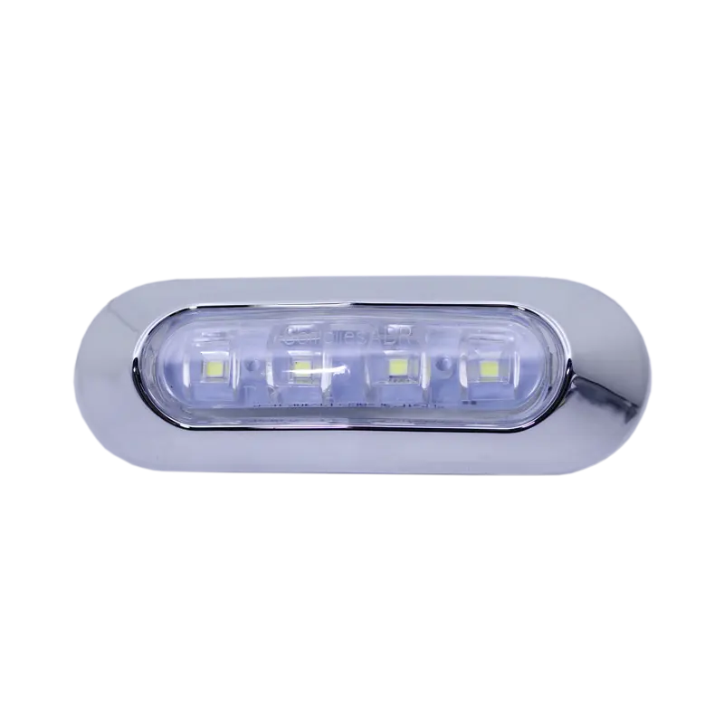 IP68 impermeable ajuste empotrado LED ámbar marcador lateral lámpara cubierta escaleras luz para barco