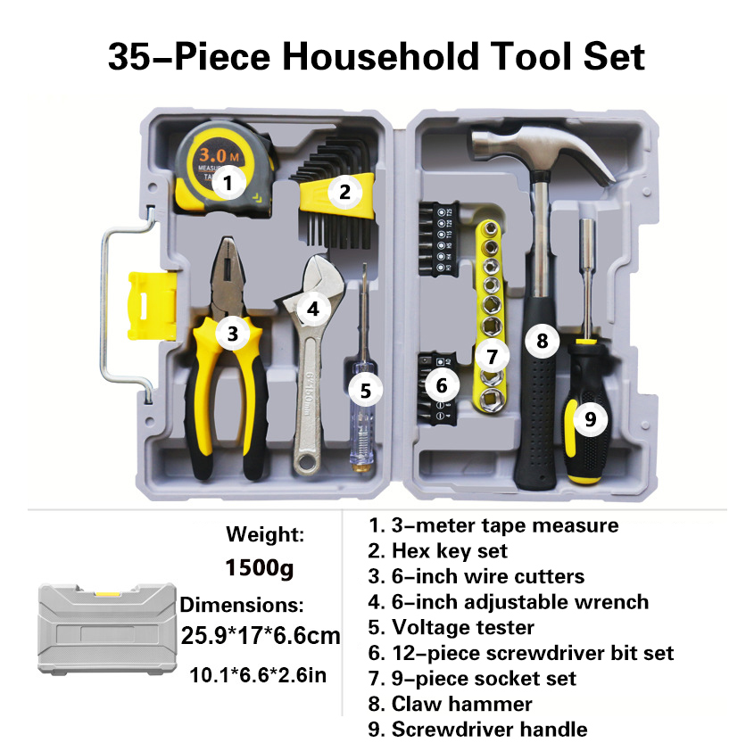 35-Piece Tool Set