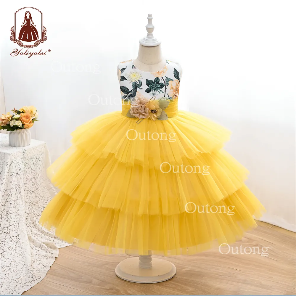 Personalizado Niños Formal Bautizo, Vestido Para Bebés Niñas Vestidos Casual Niños Ropa/