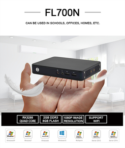 Sharerdp Fl700N RK3288 Quad Core 2GB 8GB Ubuntu Android Escritorio remoto Cliente ligero RDP Sistema Linux Ordenador barato Stock de clientes