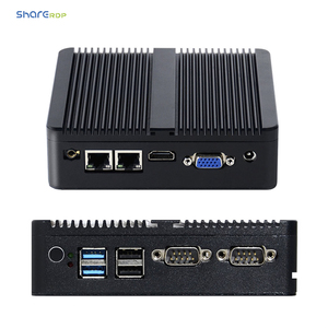 Sharerdp personalizado último PC Celeron J4125 4 Core procesador X86 Mini Ethernet PC computadora sin ventilador Dual Lan 4GB 8GB RAM 256GB - Product Image 1