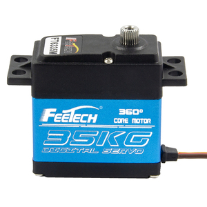 FT6335M 8.4V 35kg防水デジタル高トルク360度磁気エンコーダースチールギアサーボロボット用クアッドコプター工具 - Product Image 3