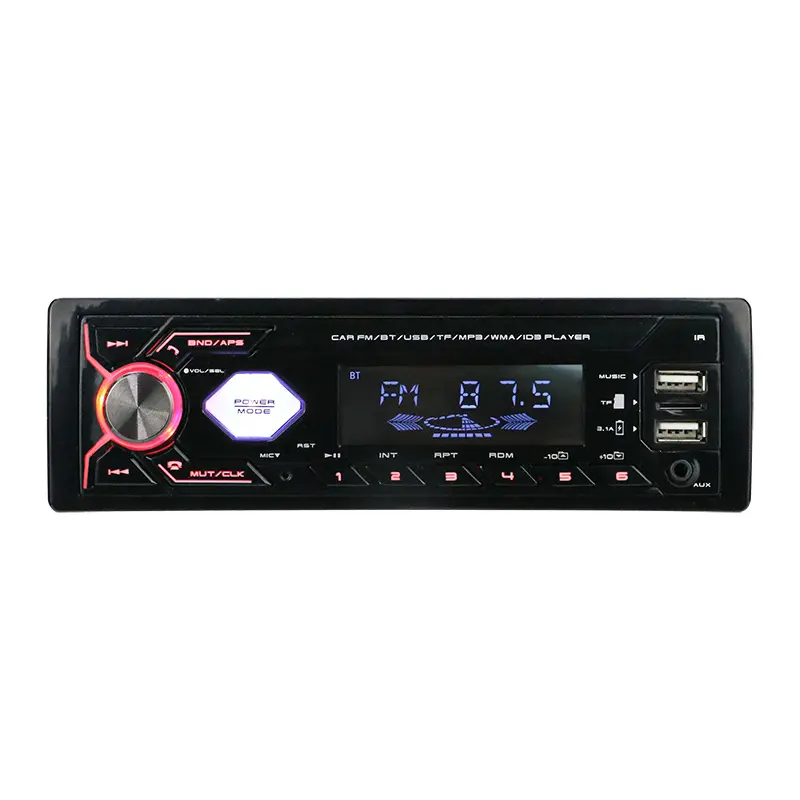 Sunway-reproductor MP3 para coche, Audio Sd, Usb, versión 2,0, WMA, estéreo, 1 Din, Radio para coche