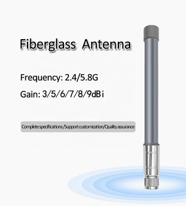 ワイヤレスセキュリティIPカメラ用の屋外WiFiアンテナデュアルバンド2.4ghz 5ghz高ゲイン5dBi全方向性アンテナ - Product Image 2
