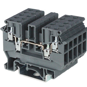 Modular <strong>Double</strong> <strong>Layer</strong> Wiring Connector Rail Mounted Multiple Wire Connection Screw <strong>Terminal</strong> <strong>Blocks</strong> - Product Image 6