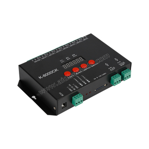 K-8000CK Digital DMX SPI Signal Controller 8-Ports mit SD-Karte Manuelle LED-Pixel Programmierung für die Lichts teuerung