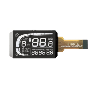 Benutzer definierte VA Voll ansicht für Motorrad Weiß Hintergrund beleuchtung LCD 7 Monochrom Segment LCD-Display LCD-Display-Modul - Product Image 5