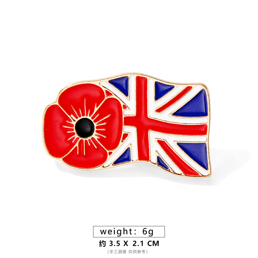 Golden poppy flag