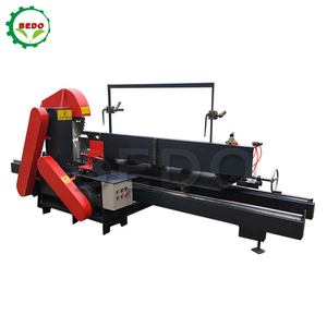 Yuvarlak odun işleme makinesi günlük çoklu bıçak kesici ahşap sürgülü masa testere - Product Image 2