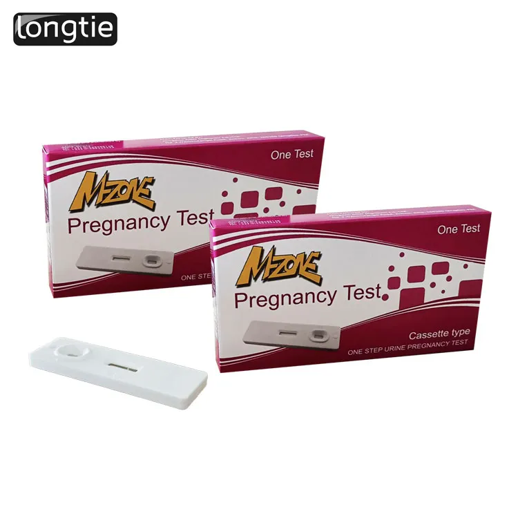 Produit d'approvisionnement d'usine rapide à obtenir facile à utiliser à la maison pour la grossesse pour les femmes Kit de test de grossesse HCG détection de grossesse HCG