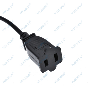 Avrupa Schuko CEE7/16 fiş abd soket güç adaptörü kablosu, ab erkek abd Nema 1-15R güç adaptör kablosu, 30CM - Product Image 4