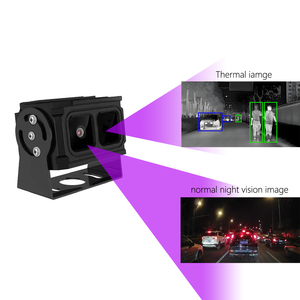 Car AI <strong>Backup</strong> <strong>Camera</strong> <strong>with</strong> Thermal Imager Dual Lenz, Split Display, DVR Recording Anti-fog Anti-dust Anti-glare Waterproof - Product Image 2