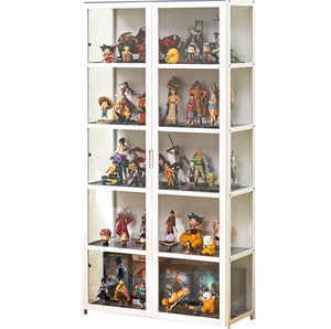 حامل عرض بتصميم بسيط من الأكريليك المنزلي مقاوم للغبار لتماثيل المقتنيات لأرفف السوبر ماركت لديكور الدراسة - Product Image 3