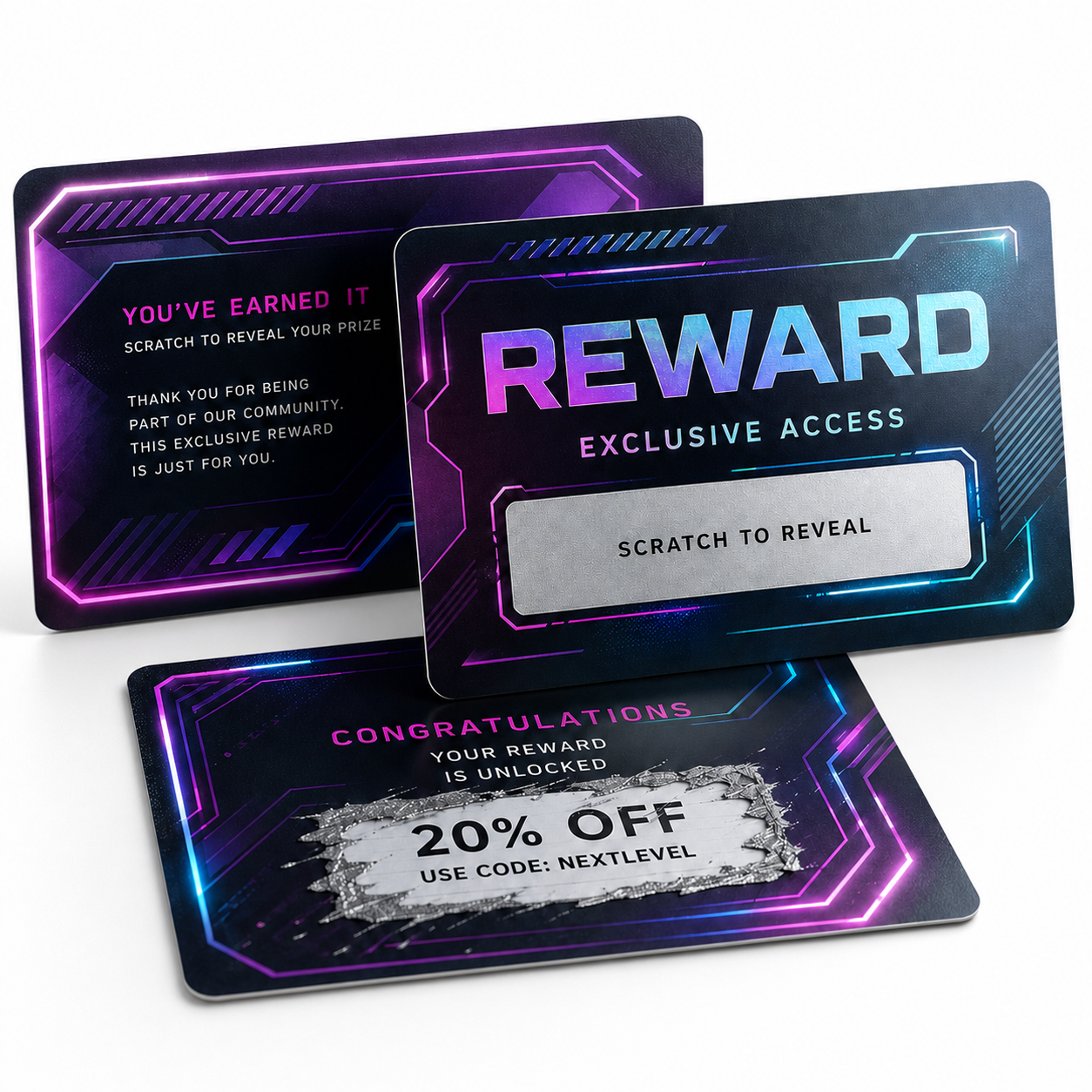 Scratch Off Gift Cards