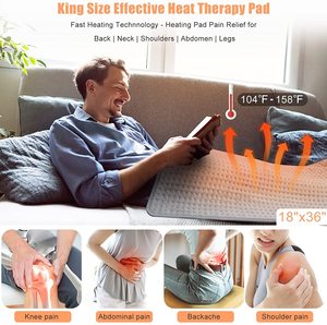 Electric Heating <strong>Pads</strong> Winter <strong>Warm</strong> Heated <strong>pad</strong> for back knee shoulder - Product Image 4
