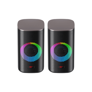 SK212 Havit Bt V5.0 müzik kutusu RGB LED renkli ışıklar PC bilgisayar taşınabilir kablosuz 2.0 masaüstü hoparlör - Product Image 3