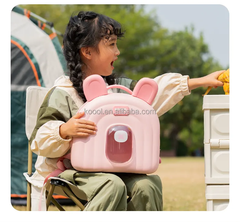 KOOOL K52 트렌디 한 독특한 귀여운 EVA 토끼 디자인 3D 배낭 어린이를위한 만화 학교 가방