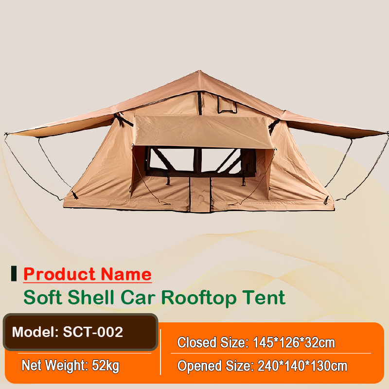 Tente de toit à coque souple SCT002