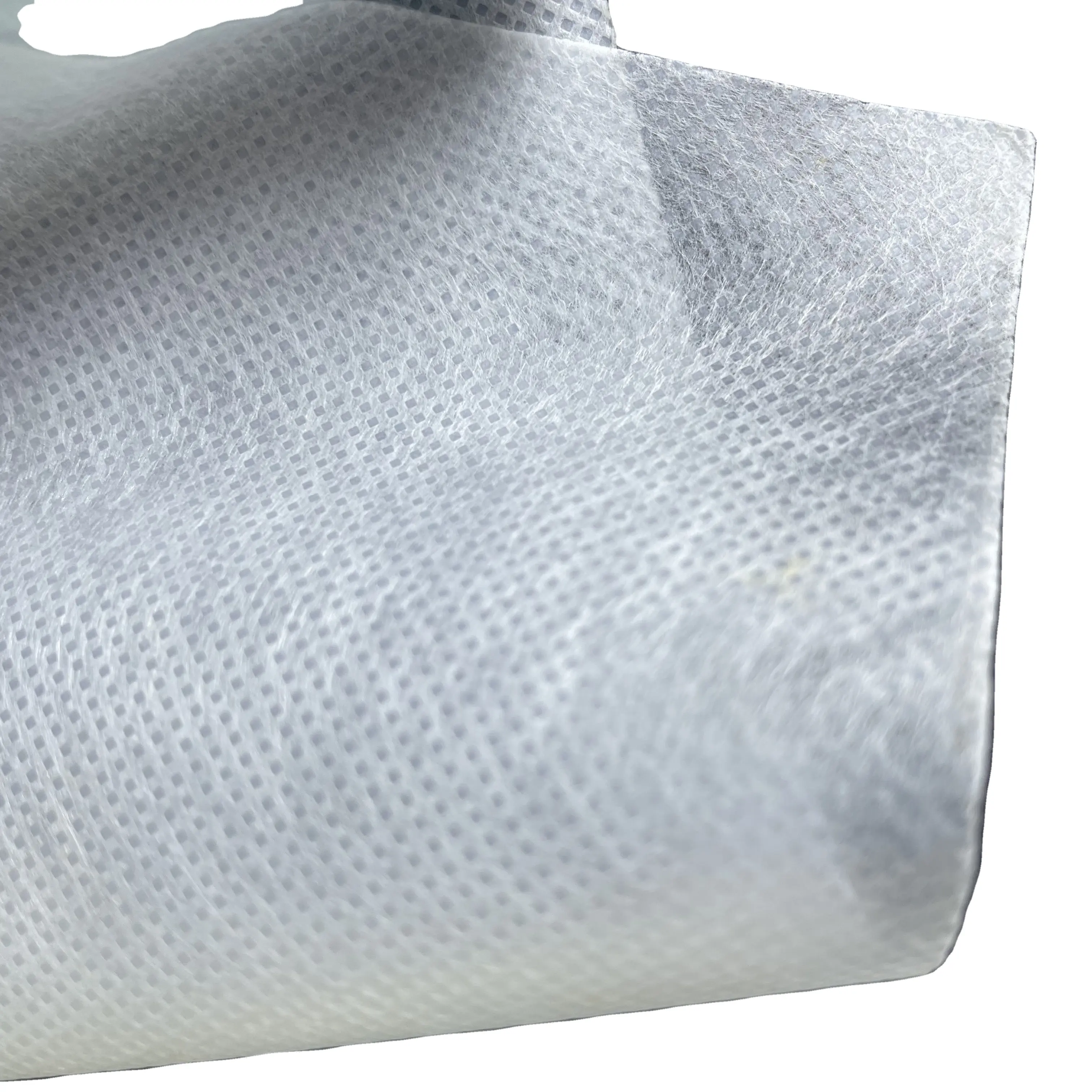 Proveedor directo de HUALUN, rollo de polipropileno no tejido de PP suave transpirable, tejido hilado para cubierta de inodoro desechable