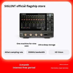 Dingyang ออสซิลโลสโคปแบบดิจิตอลความละเอียดสูง Sds3034/54/104X 4G อัตราการสุ่มตัวอย่างความละเอียด12บิตสำหรับอุปกรณ์ทดสอบ - Product Image 3
