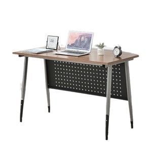 Muebles de oficina para el hogar, escritorio con marco blanco, estación de trabajo para ordenador, escritorio de oficina, mesa de comedor, fácil montaje, escritorio moderno para ordenador de juegos - Product Image 1