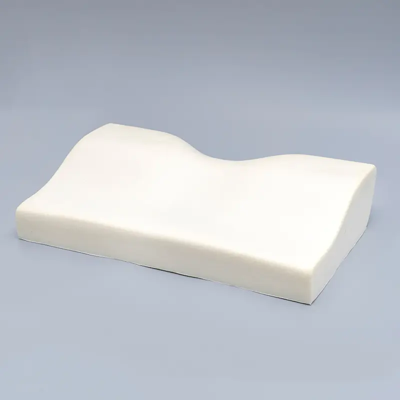 Venta al por mayor almohada ergonómica de protección para el cuello gato vientre lento rebote memoria algodón núcleo almohada para dormir