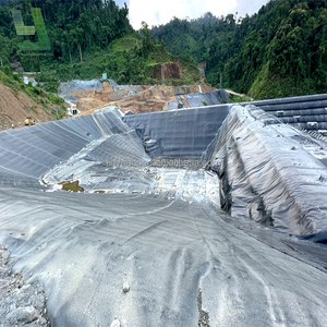 <strong>Best</strong> Product LLDPE Geomembrane 0.5mm 1mm 1.5mm Geomembrane <strong>Hdpe</strong> Shrimp Liner Pond Liner Geomembranes - Product Image 4