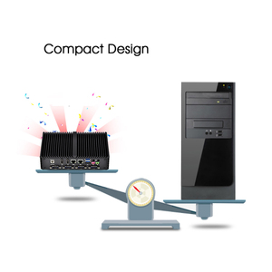 Preço barato Wg Ipc Intel I7 6th Cpu Mini Computador Fanless Incorporado Controle Da Indústria Mini Pc