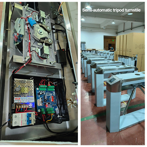 Semi automatico ponte di tipo ttreppiede movimento tornello Rfid carta di controllo di accesso treppiede tornello cancello con sistema di biglietti - Product Image 6