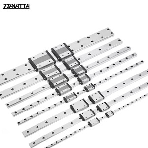 Mini guía lineal, riel deslizante en miniatura cnc, montaje de guía lineal 7 9 12 15 - Product Image 1