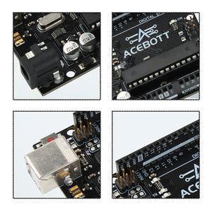 Arduino UNO R3 için acedevelopment geliştirme kontrol panosu ATMEGA16U2 ATmega328P