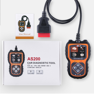 Ancel-lector de código AS200 OBD2, autoescáner, herramientas de diagnóstico de motor, lectura de códigos de Error claros, actualización gratuita, OBD 2, escáner de coche - Product Image 5