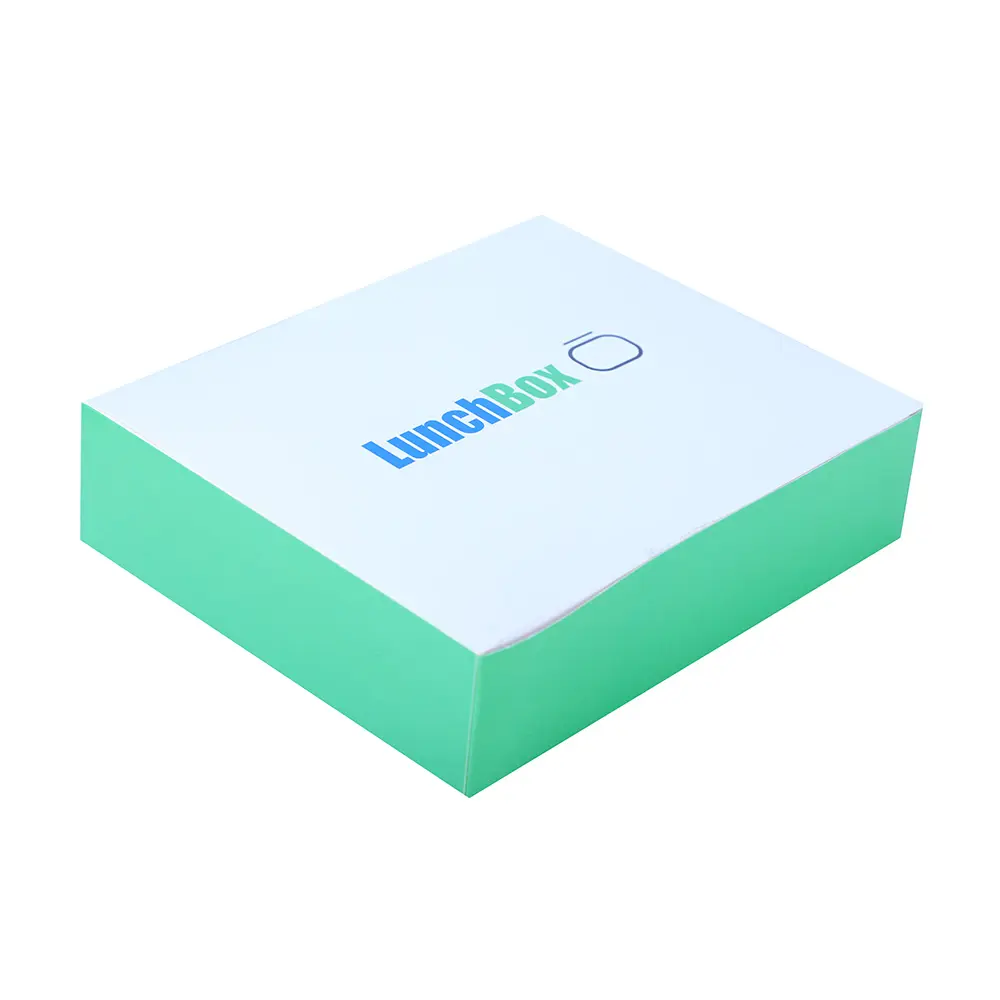 सफेद फोल्डेबल फोल्डिंग टेकआउट टेकअवे फूड पेपर बॉक्स ढक्कन बॉक्स फूड पैकेजिंग के साथ
