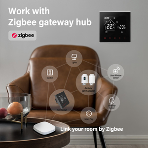 בוק tdr89 zigbee תרמוסטט 3.0 תת רצפתי התרמוסטט hvac עם שער זיגבי