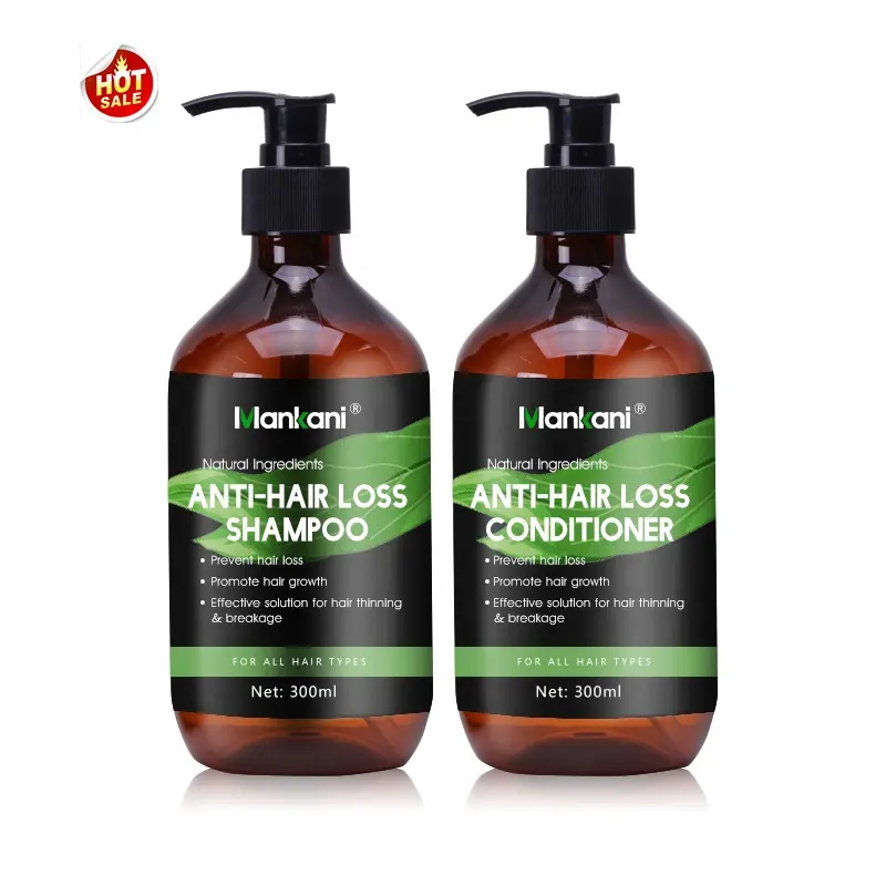 Herb Ginger anti hair loss shampoo para homens mulheres shampoo e condicionador conjunto