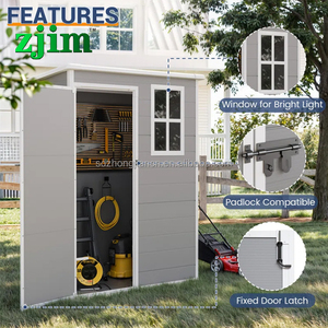 Ngoài trời lưu trữ đổ nhựa vườn công cụ nhà bên ngoài nhà kho nhựa sân sau nhựa công cụ đổ - Product Image 3