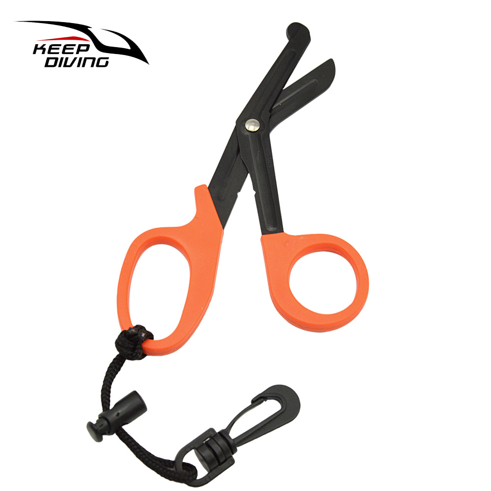 Black orange handle