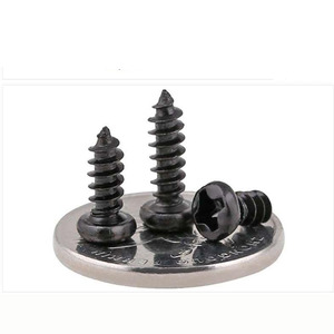 Phillips yuvarlak kafa akıllı vida Pan kafa küçük vida siyah M1 M1.2 M1.4 M1.7 M1.8 M2 M2.3 M2.6 M3 M3.5 M4 M5 - Product Image 2