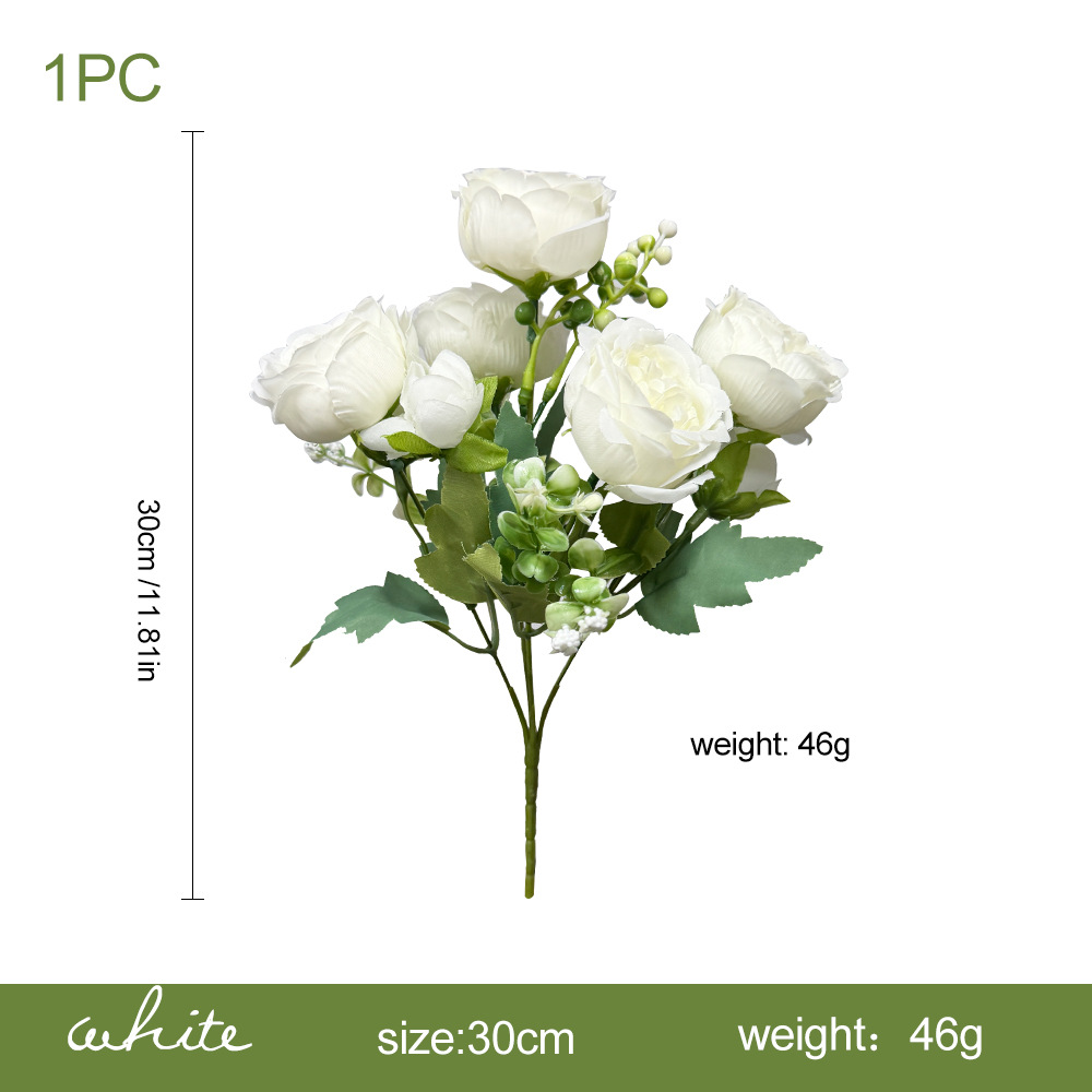 White peony bouquet