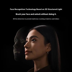 Intelligente biometrische Zugangs kontrolle Sicheres 3D-Gateway Schwarz Tenon China Türschlösser Holztür WiFi Intelligentes Erkennungs system - Product Image 2