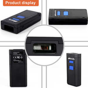 Symcode MJ-2877 Portable Barcode <strong>Reader</strong> 2.4GHz Wireless BT Scanner USB Interface Works Windows Mac Android IOS Phones - Product Image 4