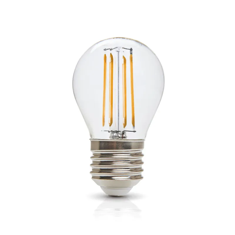 G45 E27 LED 필라멘트 전구 6W 클리어 에디슨 필라멘트 램프 장식