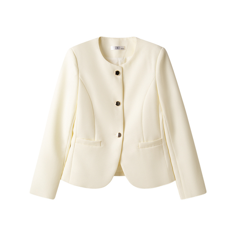 beige suit