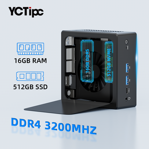 Yctipc intel Alder Lake N100 DDR4 M.2 SSD 2lan 1G RJ45 dp hd-mi type c mini computer mini mini computer - Product Image 4