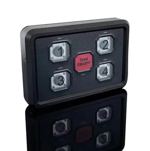 <strong>4</strong> <strong>Way</strong> Electronic Relay System Car Control <strong>Switch</strong> Panel <strong>4</strong> Gang Lighting Controller LED <strong>Switch</strong> Control Box for Marine Jeep Boat - Product Image 4