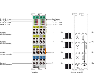 100% Brand New Genuine BECKHOFF EL3453 EtherCAT Terminal <strong>Module</strong> with Analog <strong>Input</strong> <strong>Modbus</strong> and Zigbee Interfaces - Product Image 1
