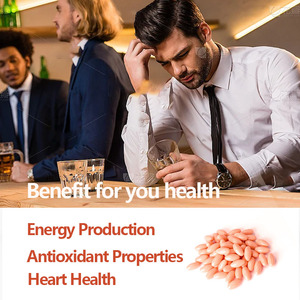 OEM koenzim Q10 sert kapsüller antioksidan kalp sağlık takviyesi COQ10 kapsül enzimi - Product Image 5