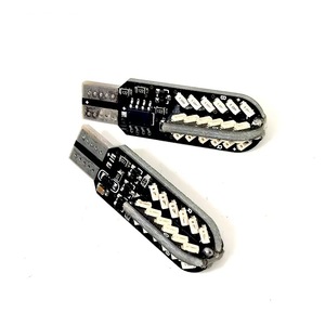 Bao yeni araba LED küçük ışık T10-3014-48 plaka işık at yarışı tri-renk dönen flaş genişliği gösterge ışığı yüksek - Product Image 5